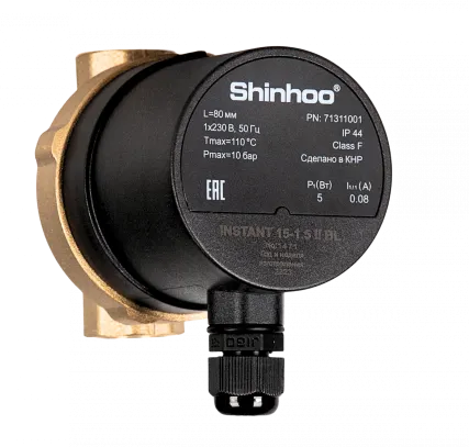 Фото №0 Циркуляционный насос SHINHOO INSTANT 15-1.5 II BL