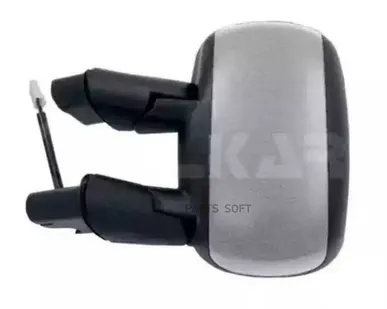 фото ALKAR 9225930 Зеркало в сборе L [электрич./выпуклый/подогрев/грунт]