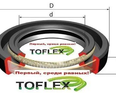 фото Манжета армированная (сальник) NBR 2.2-30х48х7