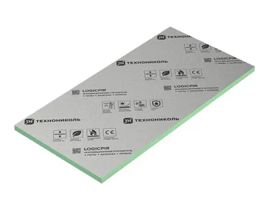 фото Плита ТехноНИКОЛЬ LOGICPIR Ф/Ф Г1 1190х590х30мм (5,616м2, 8шт./уп.)