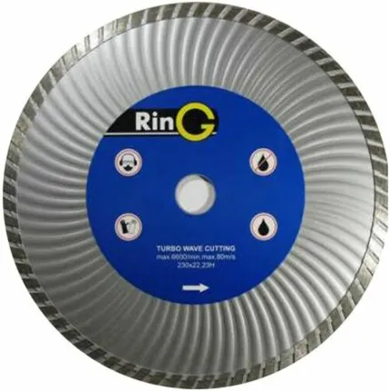 Фото №0 Круг RinG отрезной алмазный турбоволна 230*7*2,6*22,2