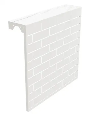 Фото №0 Экран для радиатора 610х630х150, цвет Белый (RAL 9003)