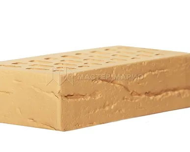 фото Кирпич лицевой керамический «Соломенный» «Кора дуба» пустотелый одинарный