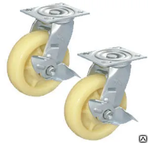 Фото №0 Колесо c боковым тормозом полипропилен TOR (C550B/PP2042CB3) 200мм