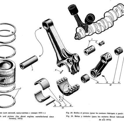 Фото №1 Кольцо поршневое уплотнительное 3Д6/Д12 20-04-06-1