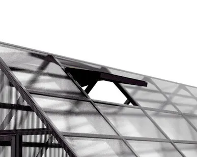 фото Кровельное окно для теплицы ЧЕЛСИ, цвет Чёрный (RAL 9005)