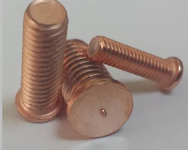 фото Шпилька приварная омедненная HARPOON с метрической резьбой М8 х 16