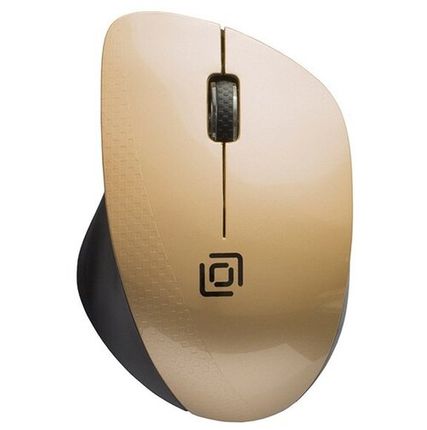 Фото №0 Мышь Oklick 695MW Black-Gold USB