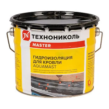 Фото №0 Мастика битумно-резиновая 3 кг ТехноНиколь АquaMast, кровельная