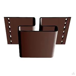 фото Фасадный H-профиль Docke, цвета Шоколад, Гранат