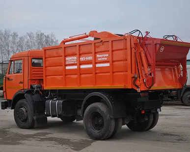 фото Мусоровозы с задней загрузкой МКЗ-44100 на шасси КАМАЗ-43253-3010-28
в
