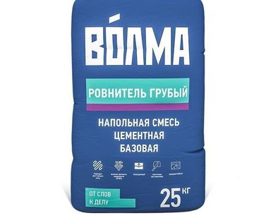 фото ВОЛМА Смесь цементная Ровнитель грубый (25кг)