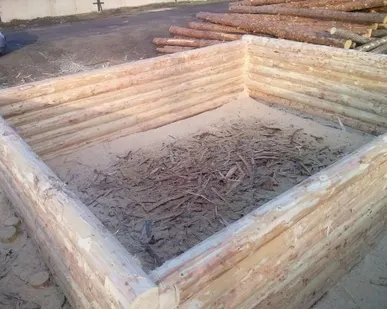 фото Сруб бани в лапу 3 на 4 м, высота 2,3 м осина