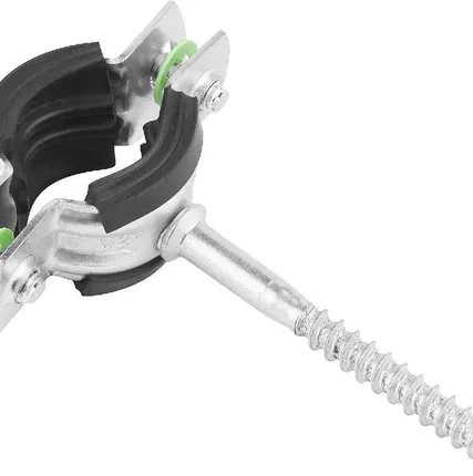 Фото №0 Хомут трубный оцинкованный, с шурупом, 1/2&quot;, 1шт ЗУБР Эксперт 37854-20-24-1