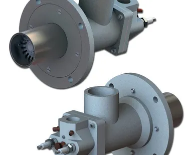 фото Горелка газовая ПРОМА-ГГ1 или ПРОМА-ГГ1 с монтажной трубой (сводовая).