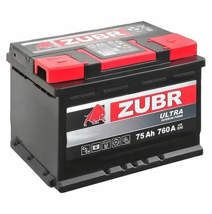 Фото №0 Аккумулятор ZUBR Ultra 75 Ач о.п.