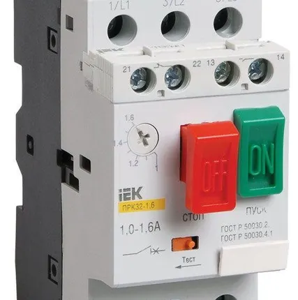 Фото №0 Пускатель ПРК32-0.63 In0.63А Ir0.4-0.63 Ue 660В IEK DMS11-C63