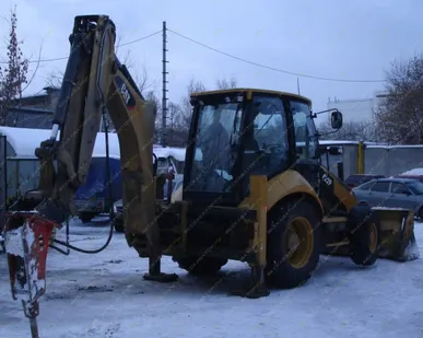 фото Аренда экскаватора-погрузчика Caterpillar 428E, Королев