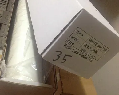 фото Тонирующая пленка Matte White Белая Матовая