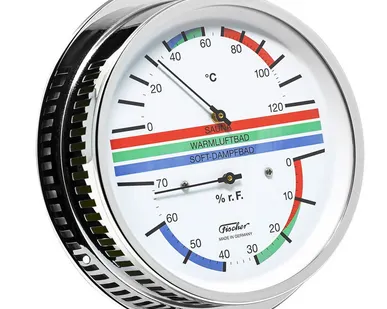 фото Термогигрометр Fischer в латунном корпусе, D155 мм (арт. 5094-47)
