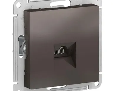 фото Механизм розетки компьютерной AtlasDesign RJ45 мокко SchE ATN000683