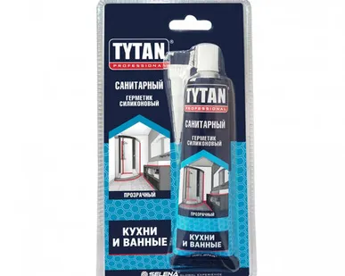 фото Герметик Tytan Profi санитарный 85мл. прозрачный
