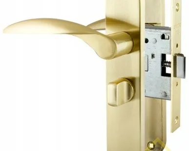 фото Ручка защёлка межкомнатная врезная SET F3011 SG Мат.Золото