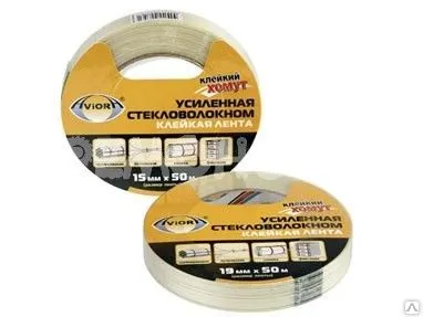 фото Лента усиленная стекловолокном 19мм*50м AVIORA (1/48) (ВЗ)