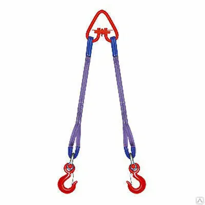 Фото №0 Строп текстильный двухветвевой 2СТ 1 т 5 м