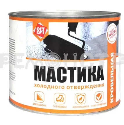 Фото №0 Мастика  1,8кг битум холодного отверждения ЦАРИЦЫНСКИЕ КРАСКИ (6/300) П