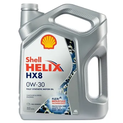 Фото №0 Масло Shell Масло моторное SHELL Helix HX8 F3/B4 0W-30 синтетическое 4л. арт.550050026