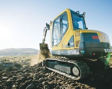 фото Аренда мини-экскаватора Volvo EC55 В