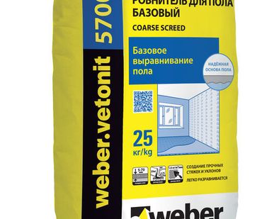 фото Ровнитель пола Weber-Vetonit 5700 5-70 мм
