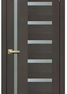 фото Дверь межкомнатная L17 (Lite Doors) стекло матовое, микрофлекс, Венге 2000х600мм