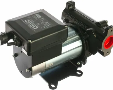 фото Panther DC 12V - Роторный лопастной электронасос для ДТ (каб. пит. 6 м с клеммами), 56 л/мин