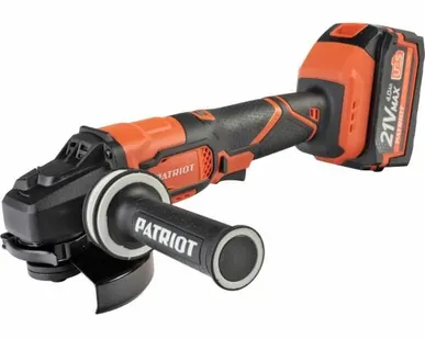 фото Машинка шлиф. угловая аккумуляторная PATRIOT AG 125Li UES