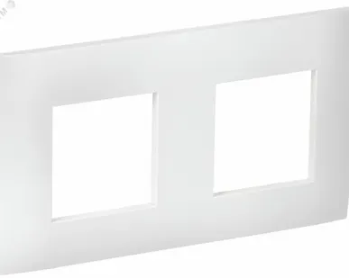 фото SKANDY Рамка 2-местная SK-F02W арктический белый IEK