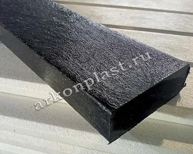 фото Доска для лавочки уличной 40х90х2000 черная 