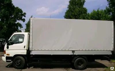 Фото №0 Бортовой автомобиль Hyundai HD-78 DLX+ABS борт алюминий+тент 5,2х2,2х2,2