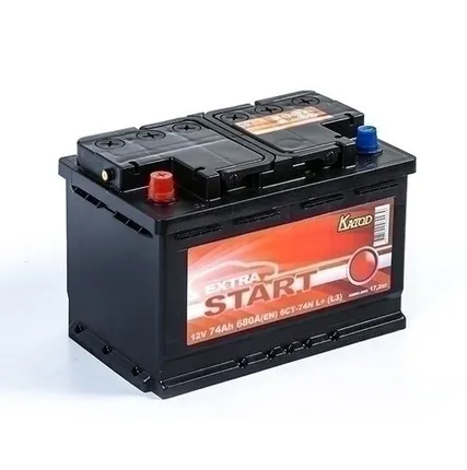 Фото №0 Аккумулятор КАТОД EXTRA START 6СТ-74N L+ (L3)