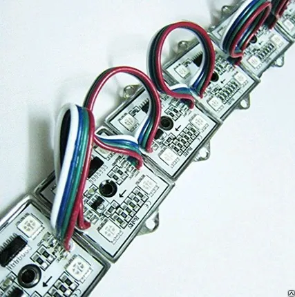 Фото №0 Светодиодный флэш-модуль 12V-4RGB-SMD5050