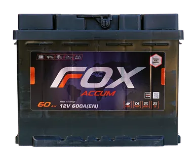 фото FOX TR 60Ah R (600EN)