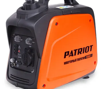 фото Генератор инверторный PATRIOT 1000i, 0,7/0,9 к Вт, уровень шума 58dB, вес