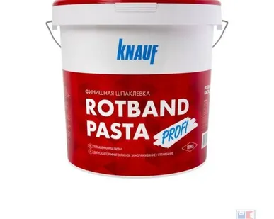 фото Шпаклёвка финишная Ротбанд Паста Профи 18 кг