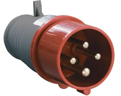 фото Вилка эл. каб. 16А 3P+PE 380В IP44 ССИ-014 ИЭК PSR02-016-4