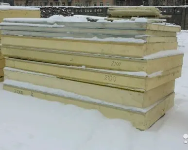 фото Сэндвич-панель пир 200 мм 3,97 м