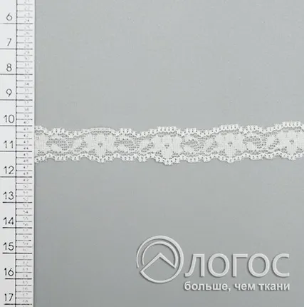 Фото №0 Кружево стрейч IS-278 15мм И, молочный