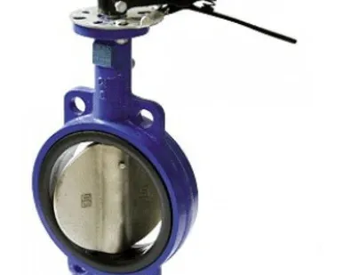 фото Затвор дисковый Ду250 Ру16 межфланцевый рукоятка чуг-диск-чуг EPDМ,110С KVA