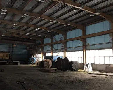 фото Каркас ангара б.у. 36х60х8м (под теплую кровлю, под кран-балки г\п 5тн).