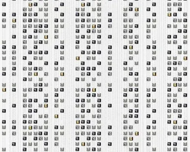 фото Декор 25*35 Капри Золотой дождь 2 белый (9 шт)